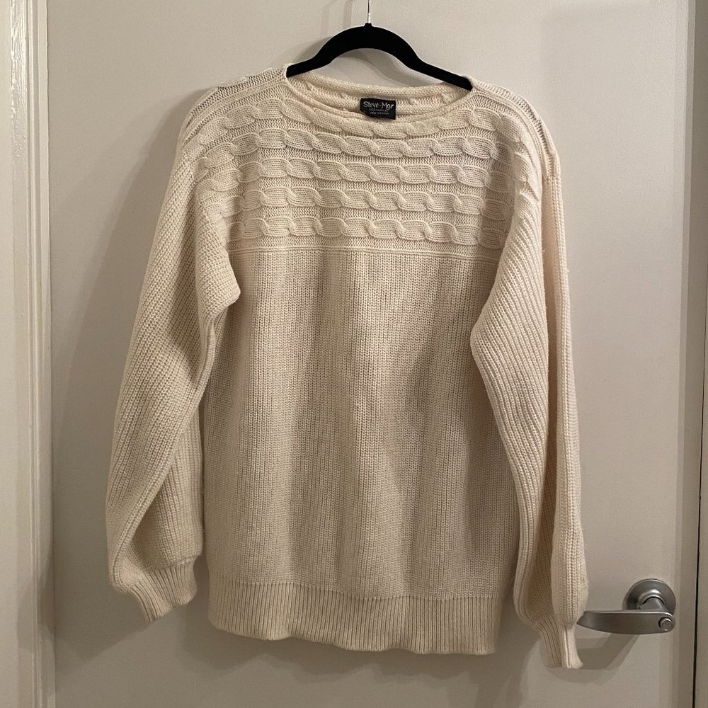 Steve-Mor Cable-Knit Sweater